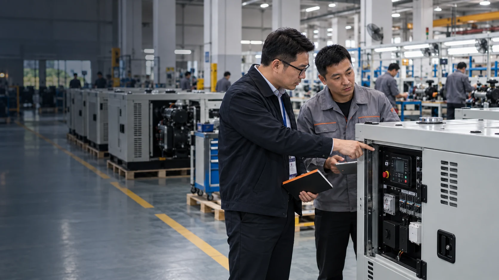 Representative buyer-side China Office review of power-equipment production in China