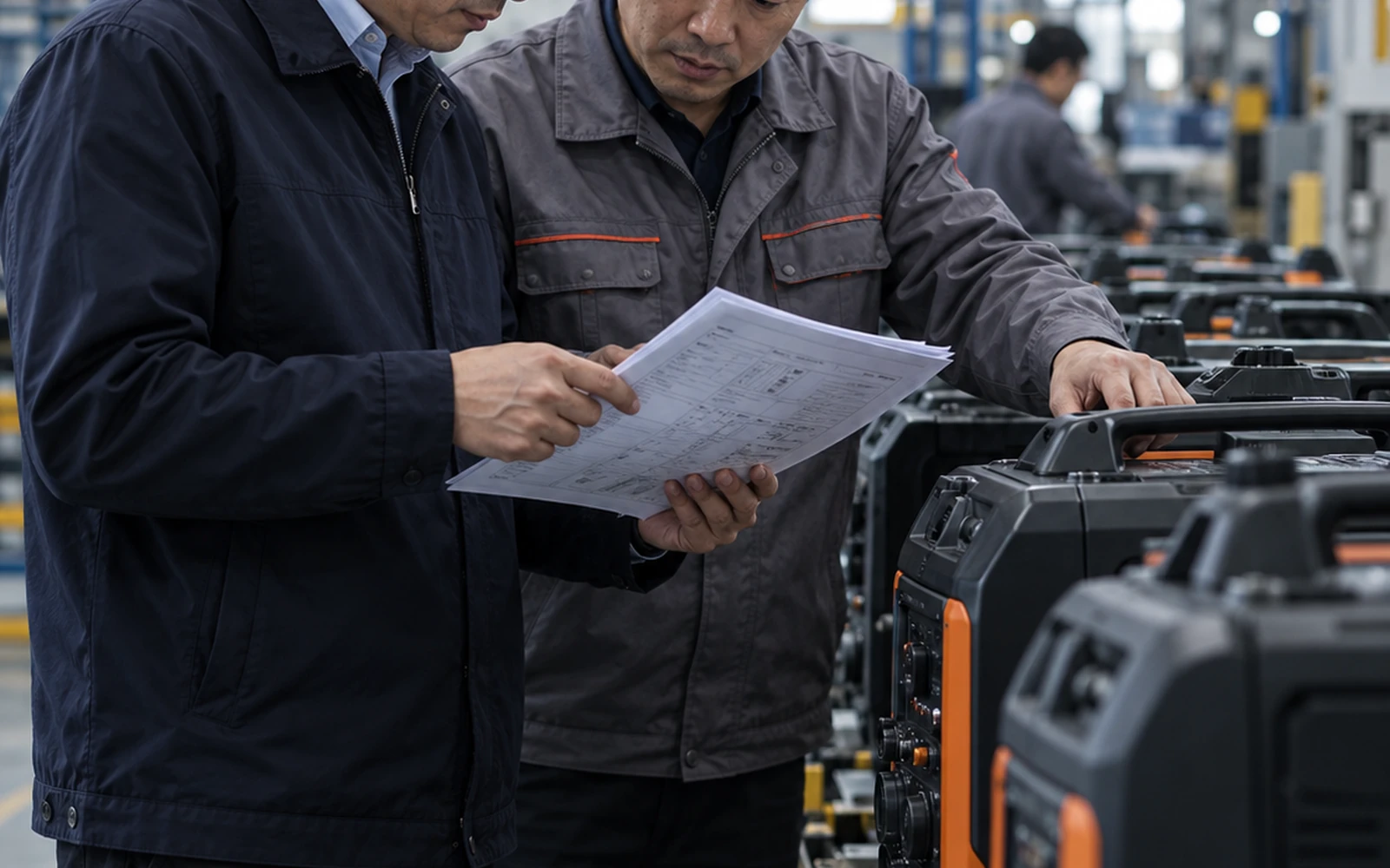Representative China-side generator production and shipment follow-through