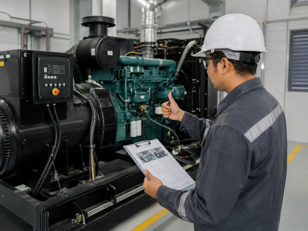 Generator technical inspection and re-check