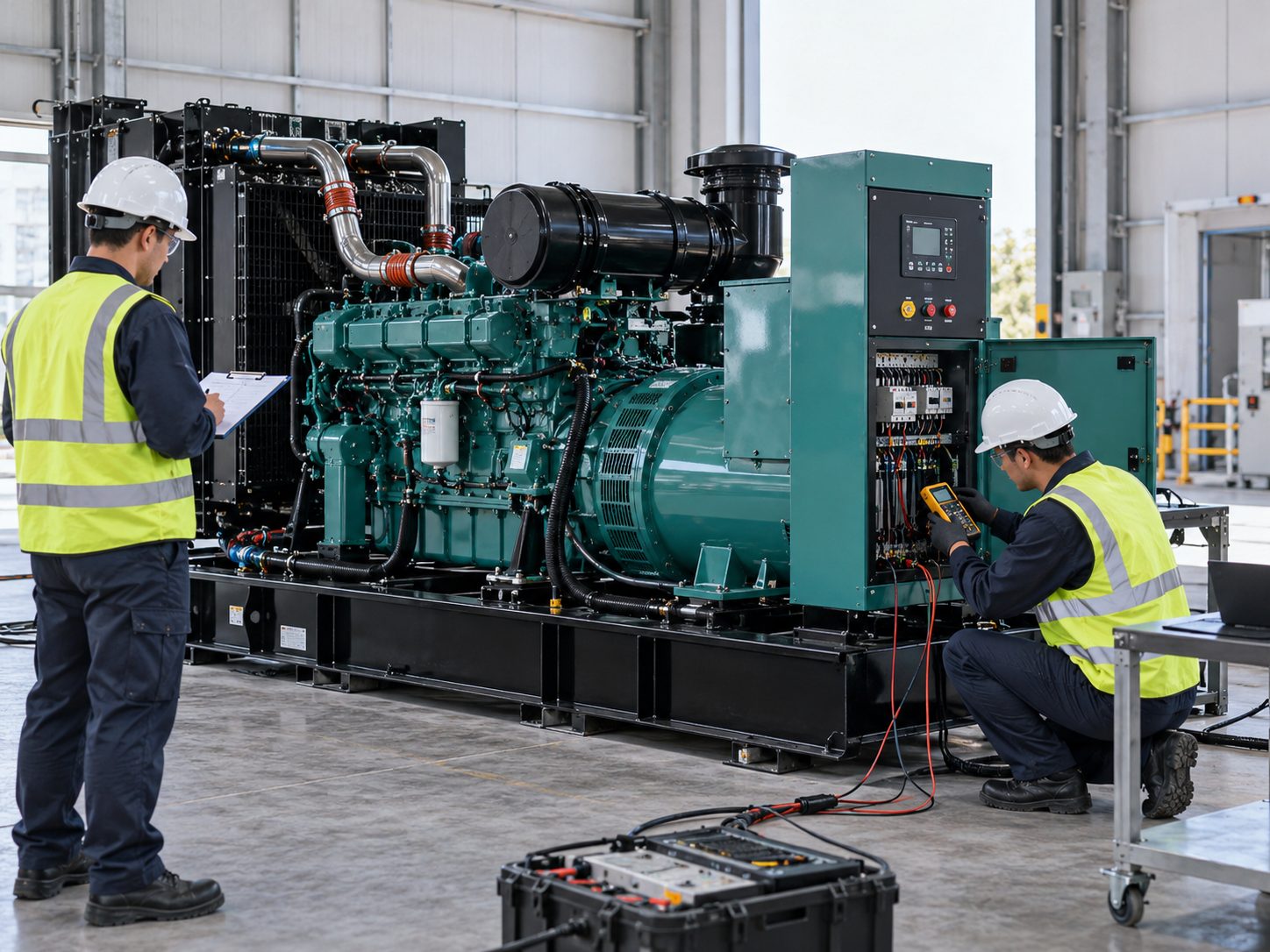 Generator inspection and FAT context